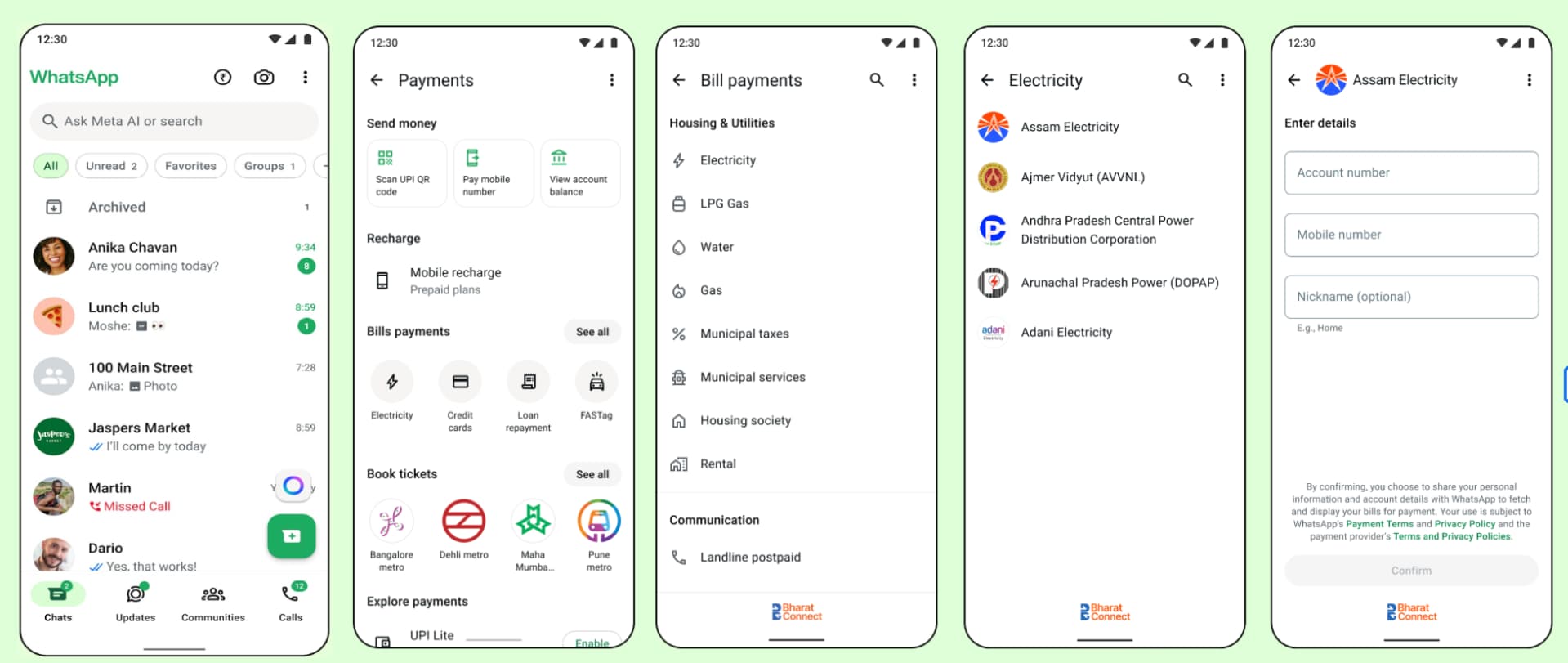 WhatsApp Launches In-App Bill Payments in India