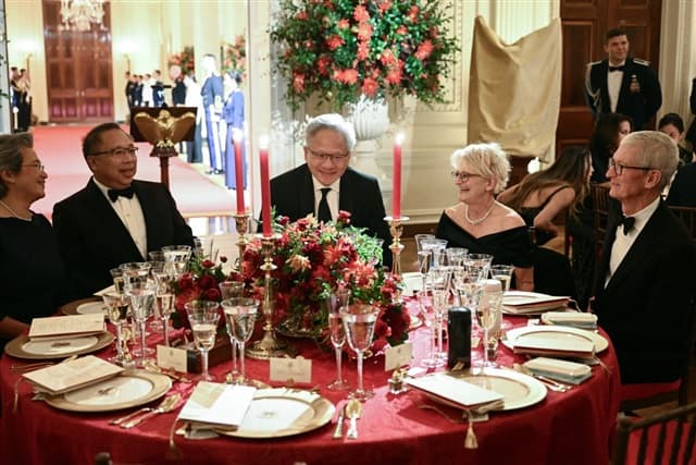 Trump-Xi state dinner draws tech titans but no Chinese CEOs