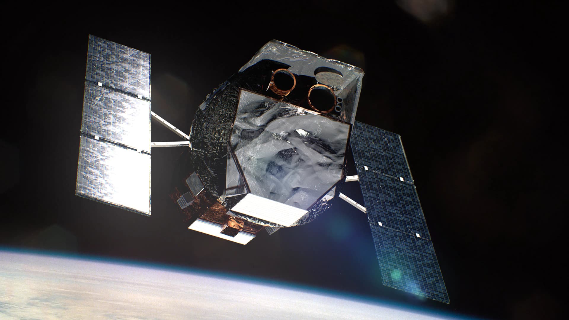 A Satellite Falling Out of Orbit Embarks on Its Final Mission