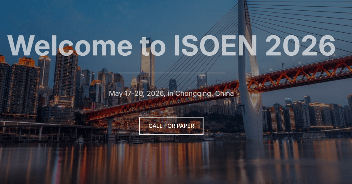 The 21st International Symposium on Olfaction and Electronic Nose (ISOEN 2026) logo
