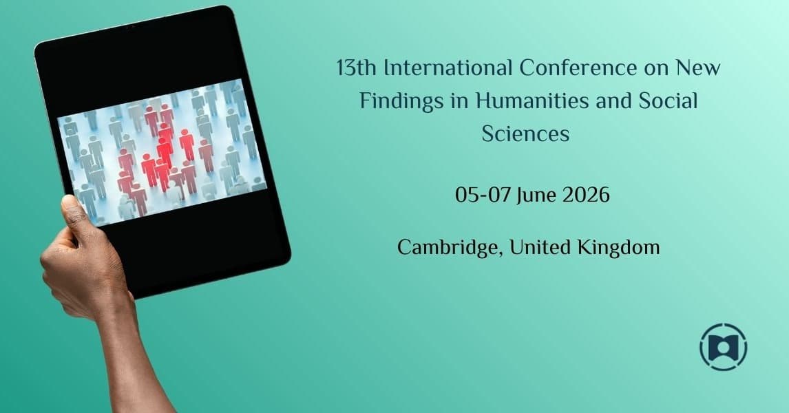 13th International Conference on New Findings in  Humanities and Social Sciences logo