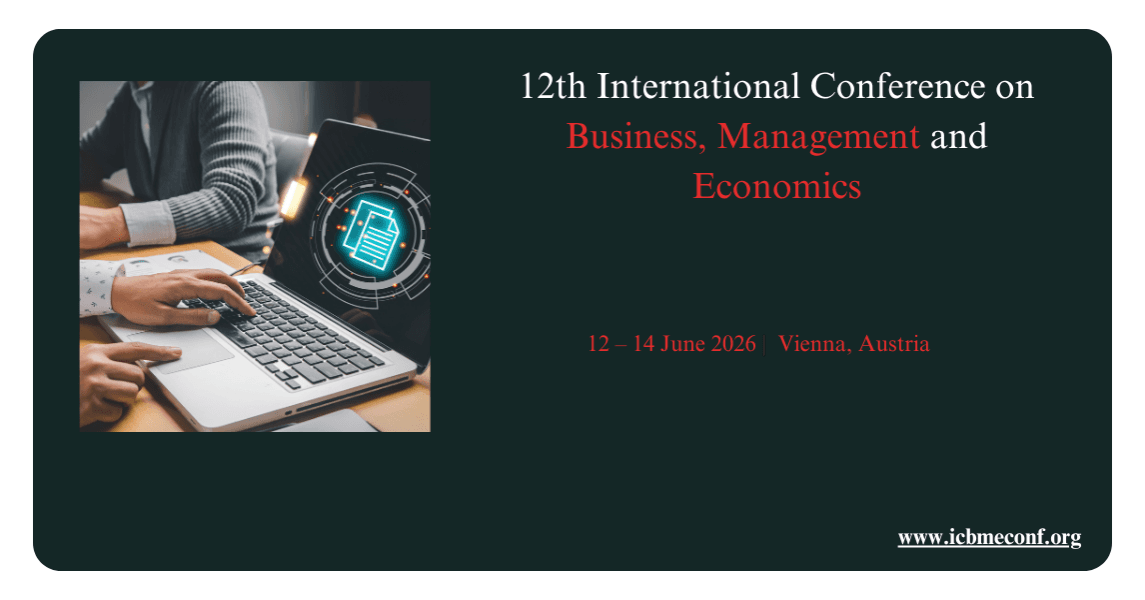 12th International Conference on Business, Management and Economics logo