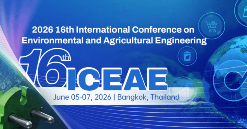 2026 16th International Conference on Environmental and Agricultural Engineering (ICEAE 2026)