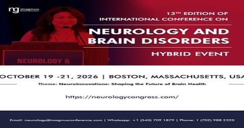 13th Edition of International Conference on Neurology and Brain Disorders