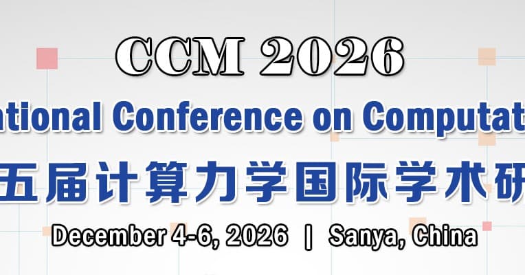 The 15th Int'l Conference on Computational Mechanics(CCM 2026) logo