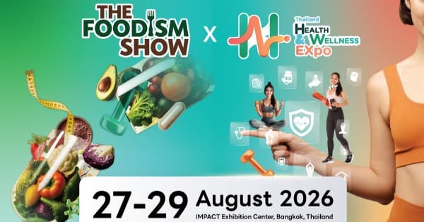 The Foodism Show 2026 X Thailand Health & Wellness Expo 2026 logo