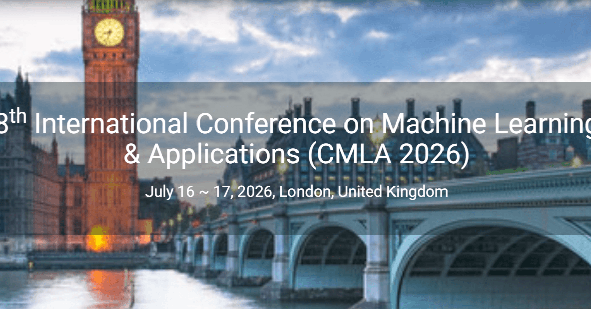 8th International Conference on Machine Learning & Applications (CMLA 2026) logo