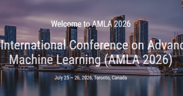 7th International Conference on Advanced Machine Learning (AMLA 2026) logo