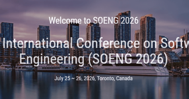 12th International Conference on Software Engineering (SOENG 2026) logo