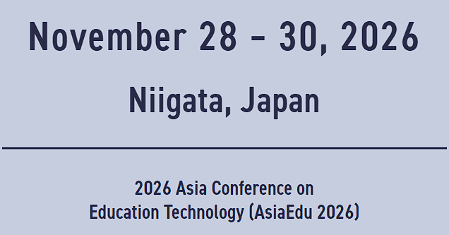 2026 Asia Conference on Education Technology (AsiaEdu 2026)