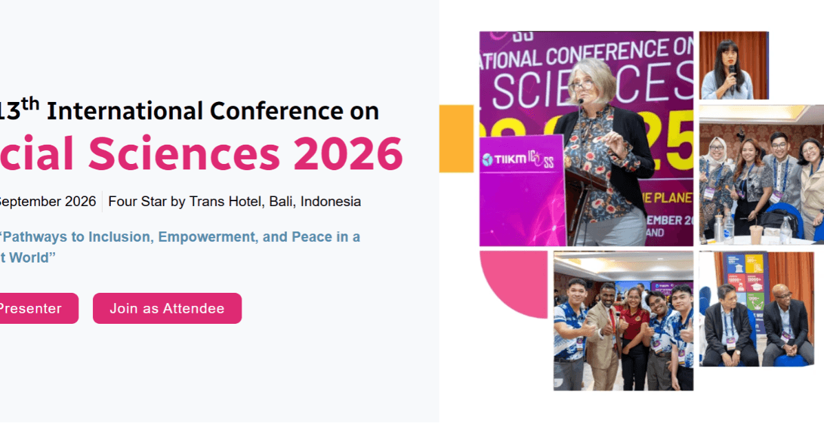 The 13th International Conference on Social Sciences 2026