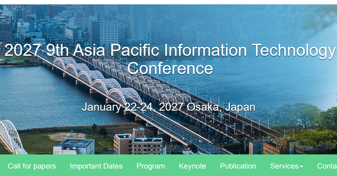 2027 9th Asia Pacific Information Technology Conference (APIT 2027)