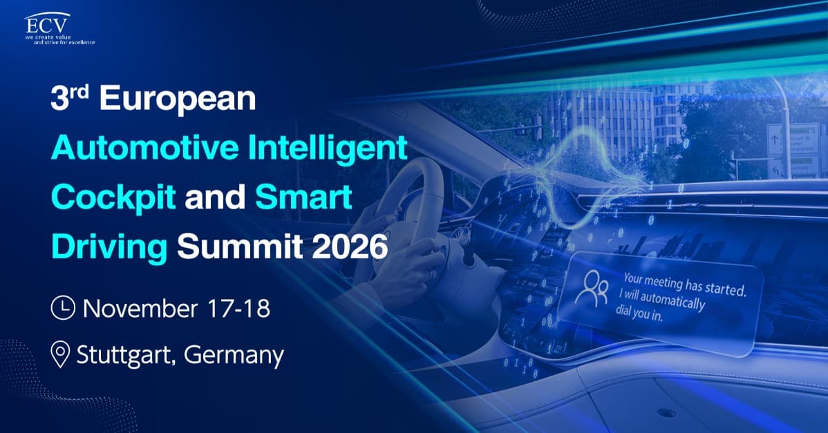 European Automotive Intelligent Cockpit and Smart Driving Summit 2026 logo