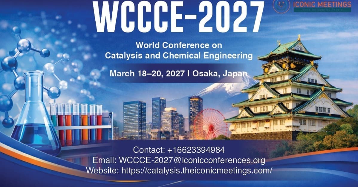 World Conference on Catalysis and Chemical Engineering