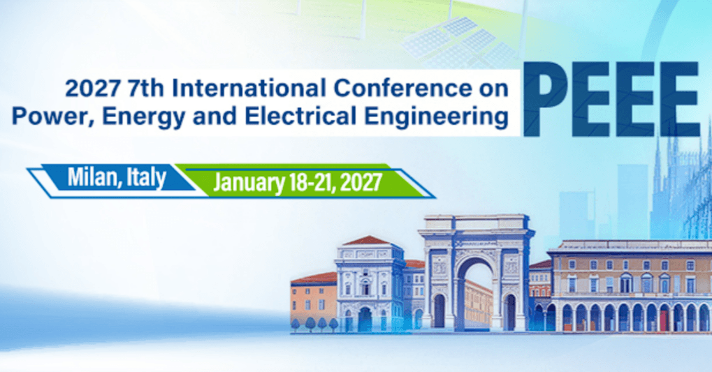 2027 7th International Conference on Power, Energy and Electrical Engineering (PEEE 2027) logo