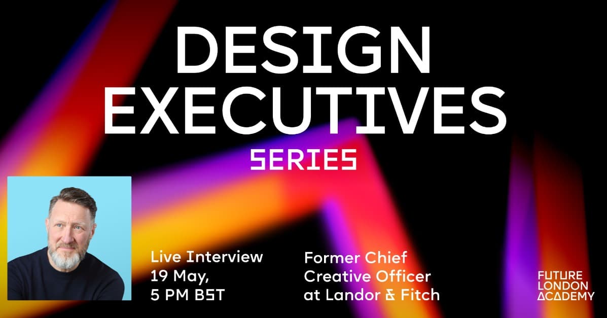 Design Executives Series with former CCO at Landor & Fitch, Tim Greenhalgh logo