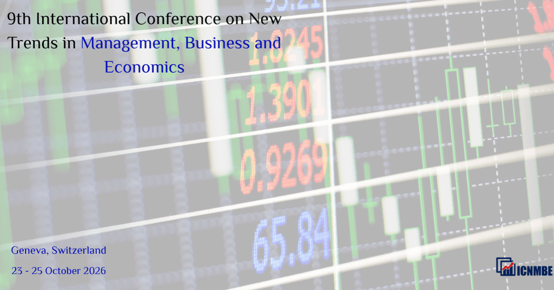9th International Conference on New Trends in Management, Business and Economics