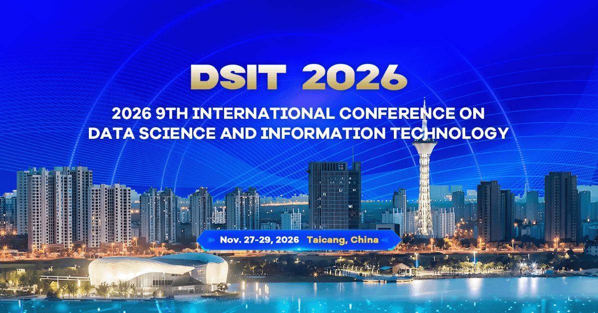 2026 IEEE 9th International Conference on Data Science and Information Technology (DSIT 2026) logo