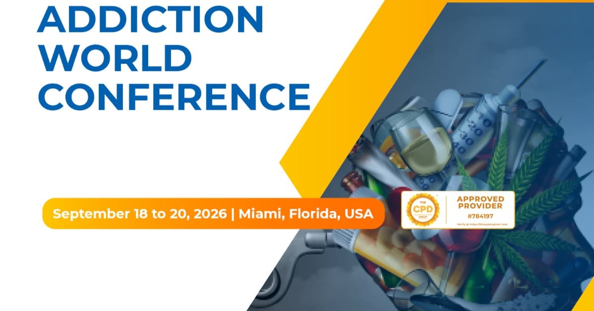 5th Edition of Addiction World Conference 2026 logo