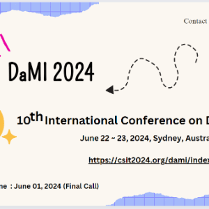10th International Conference on Data Mining (DaMi 2024) logo