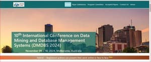 10th International Conference on Data Mining and Database Management Systems logo