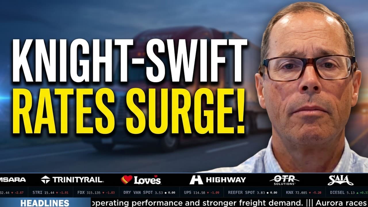 Knight-Swift Q2: Why This Carrier’s Profit Beat Signals Market Shift