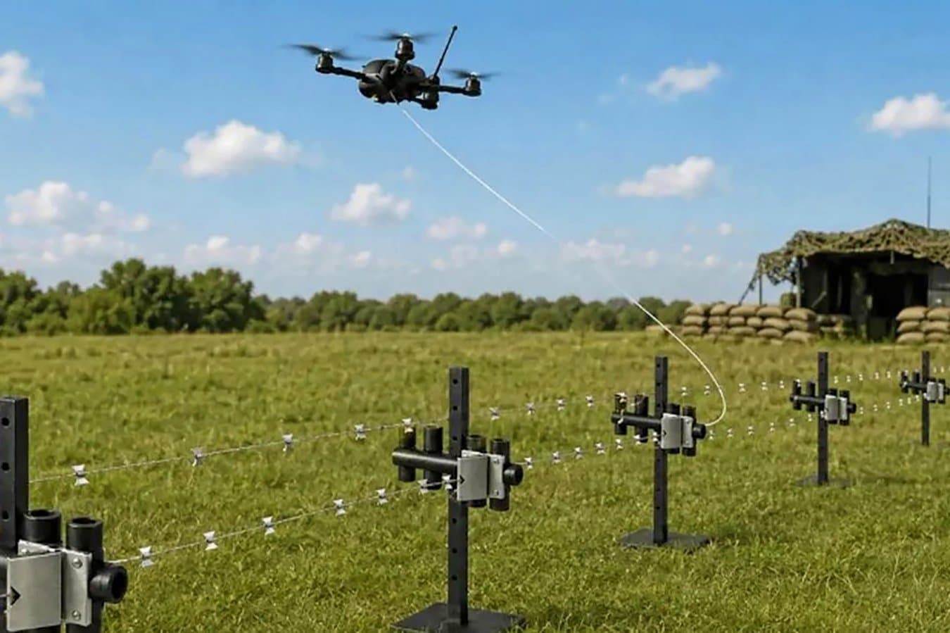 Ukraine rolls out drone-stopping razor fence to thwart attacks