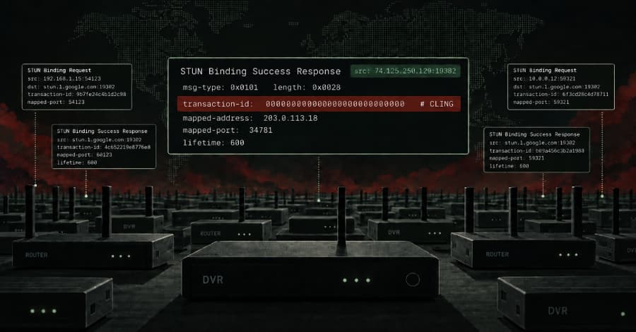 Realtek Jungle SDK Exploit Attempts Deliver Cling Botnet With STUN-Based C2