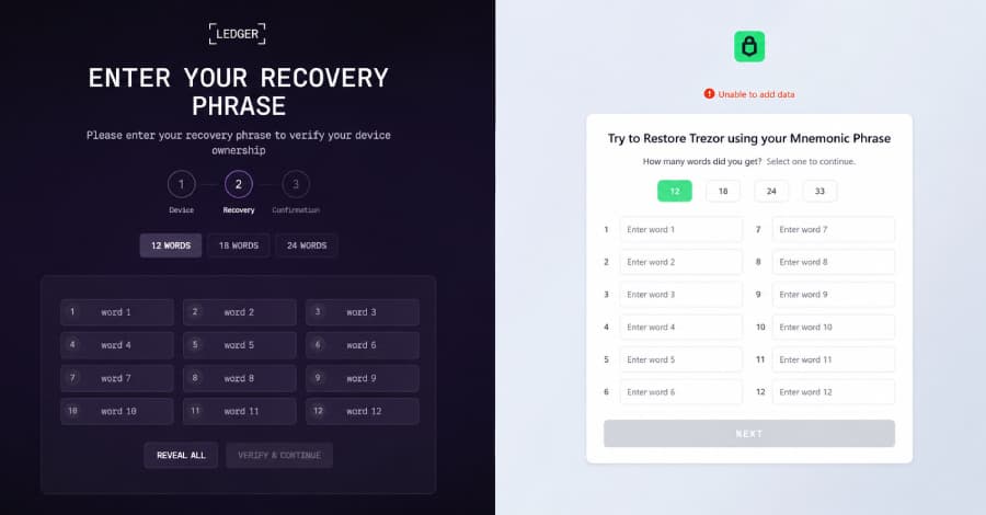 OkoBot Malware Framework Injects Seed Phrase Phishing Into Ledger and Trezor Apps