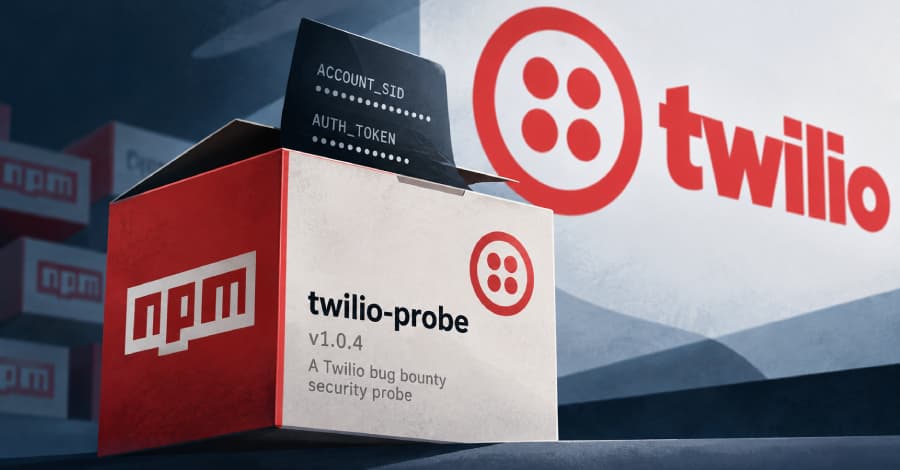 Malicious npm Package Poses as Twilio Bug-Bounty Probe, Can Exfiltrate Credentials