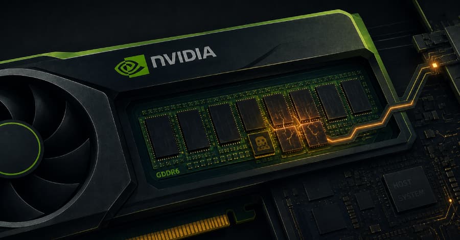 New GPUThor Rowhammer Defeats ECC on NVIDIA RTX A6000 to Gain Host Root Access