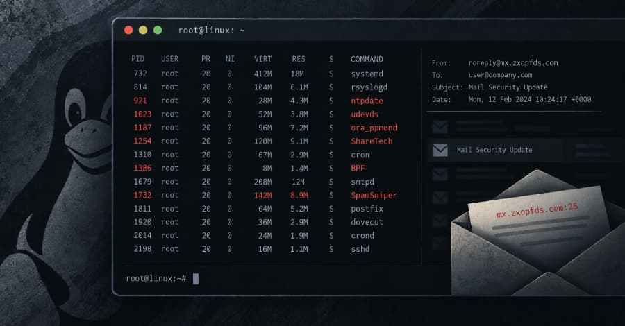 Linux Backdoors Impersonate Email Security Tools to Evade Detection in Korea and Taiwan