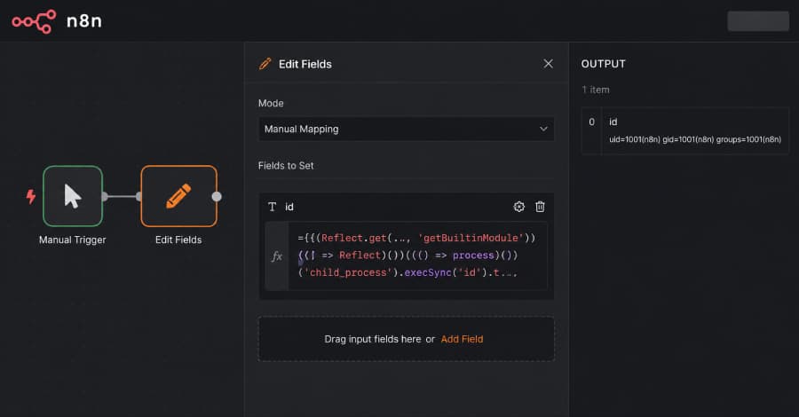 n8n Sandbox Escape Lets Workflow Editors Run OS Commands as the n8n Process