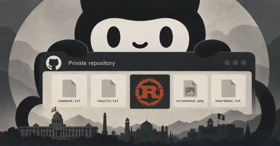 Transparent Tribe Deploys New Rust Backdoor Using Private GitHub Repositories for C2