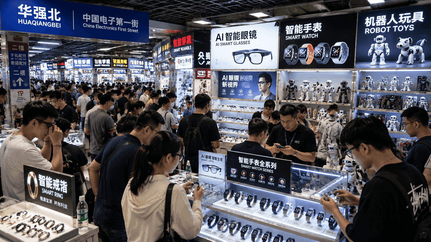 Inside Huaqiangbei's AI Hardware Boom: Four Kings and Budget Products Conquering the Mass Market
