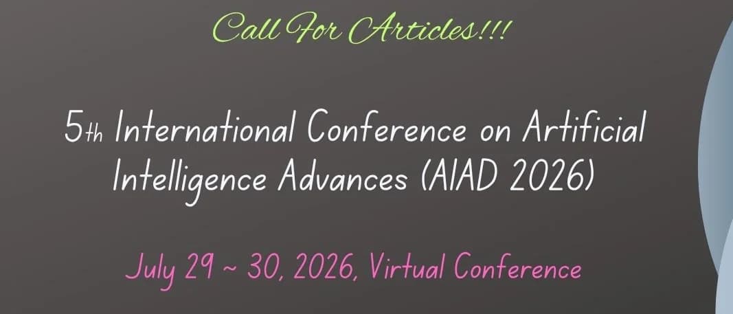 5th International Conference on Artificial Intelligence Advances