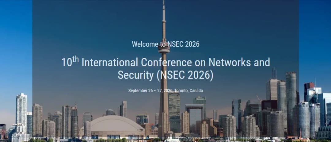10th International Conference on Networks and Security (NSEC 2026)