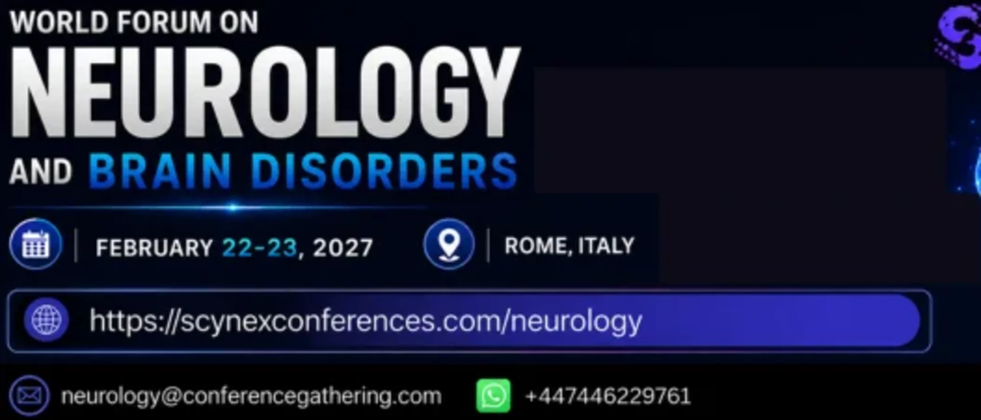 World Forum on Neurology and Brain Disorders