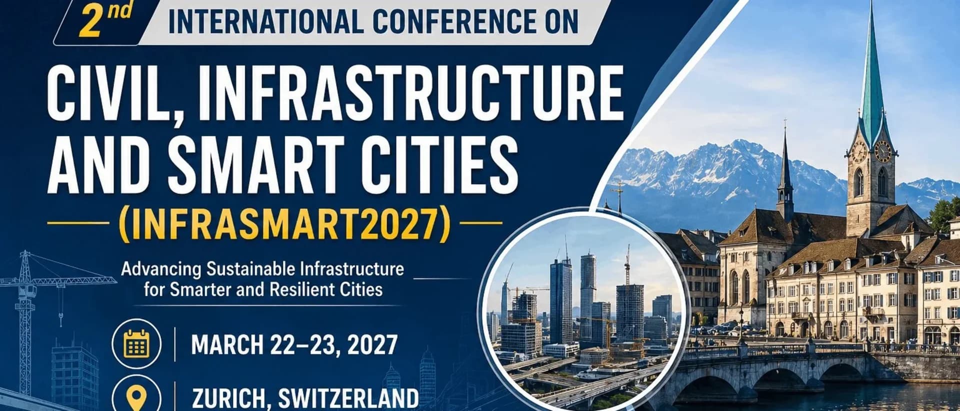 2nd International Conference on Civil, Infrastructure and Smart Cities