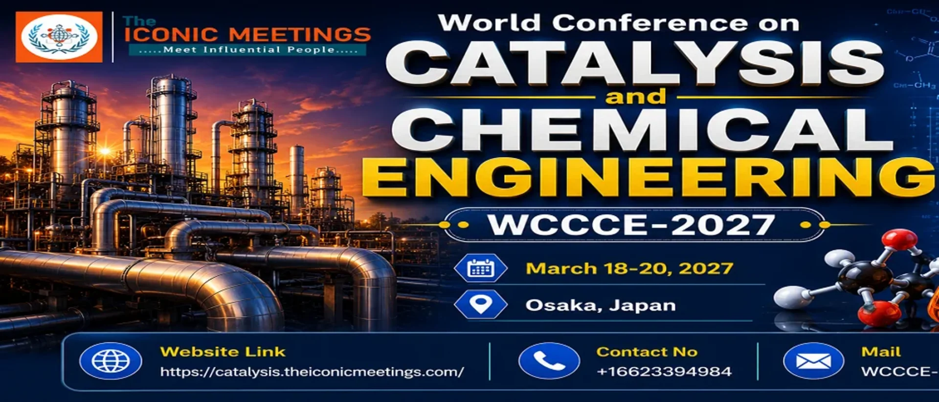 World Conference on Catalysis and Chemical Engineering (WCCCE-2027)