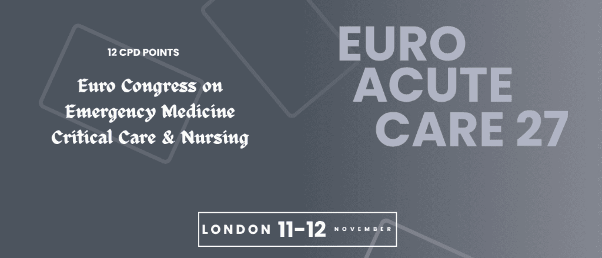Euro Congress on Emergency Medicine, Critical Care and Nursing