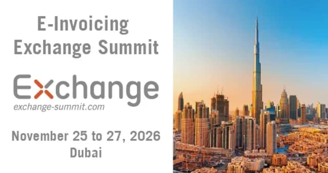 E-Invoicing Exchange Summit Dubai 2026 logo