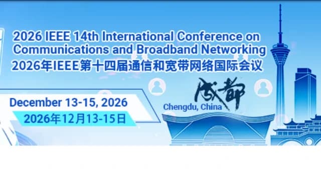 2026 the 14th International Conference on Communications and Broadband Networking (ICCBN 2026) logo