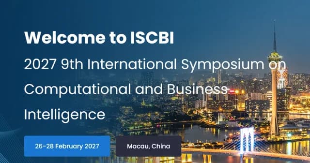 2027 9th International Symposium on Computational and Business Intelligence (ISCBI 2027) logo