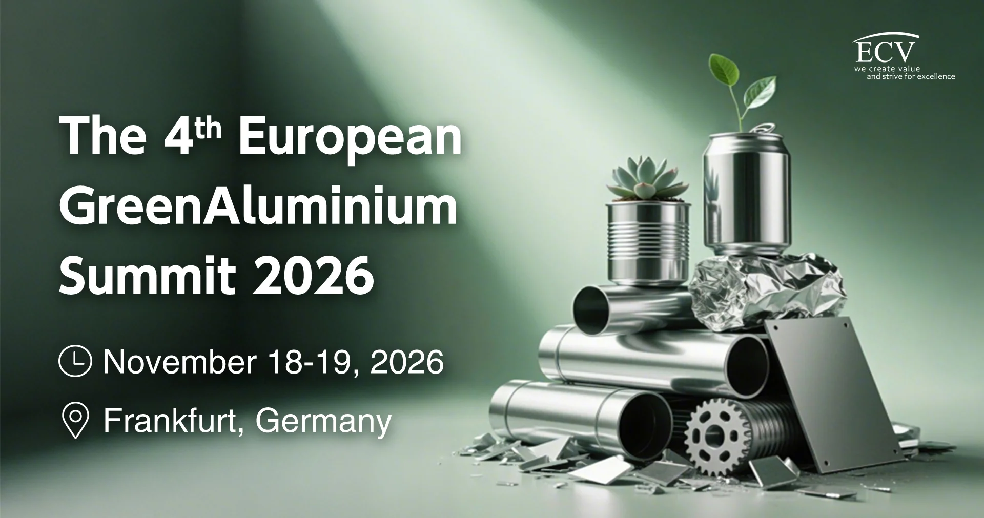 The 4th European Green Aluminium Summit 2026 logo