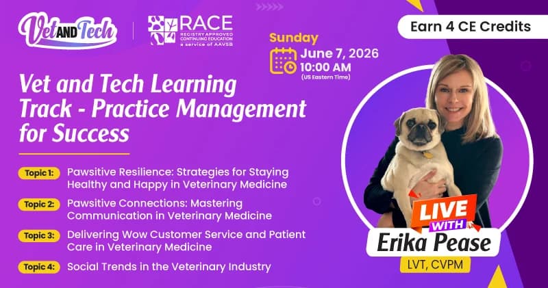 Vet and Tech Learning Track - Practice Management for Success
