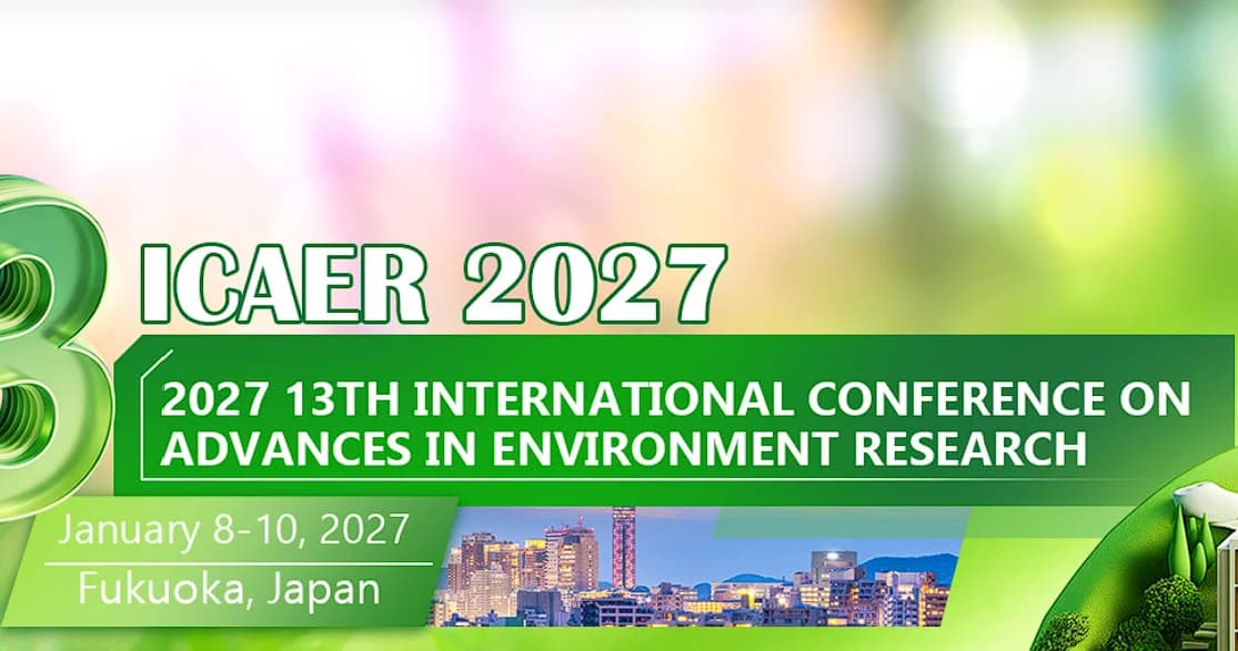 International Conference on Advances in Environment Research (ICAER 2027) logo