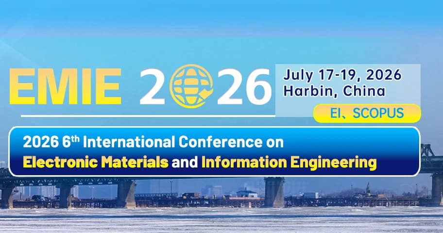 2026 6th International Conference on Electronic Materials and Information E logo
