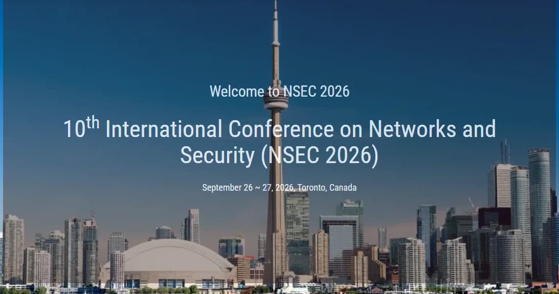 10th International Conference on Networks and Security (NSEC 2026) logo