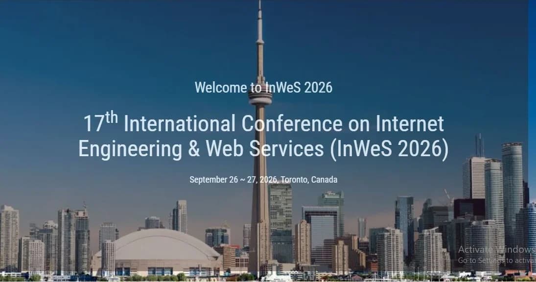 17th International Conference on Internet Engineering & Web Services (InWeS logo